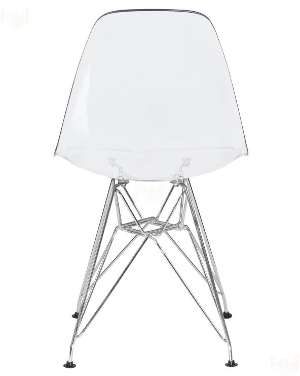 Стул обеденный DOBRIN DSR CASPER (ножки хром, цвет прозрачный)