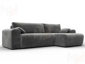 Диван угловой Лига-099 угол универсальный ( TOWER 10 серый )