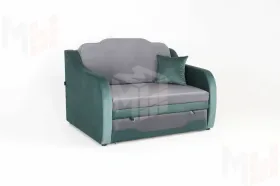 Диван Джонни-2 Лекко Теал/Лекко Графит