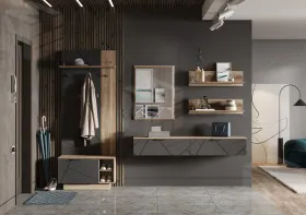 Модульная прихожая Даллас комплект-1