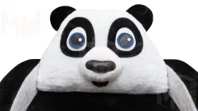 Детский диван Панда мех