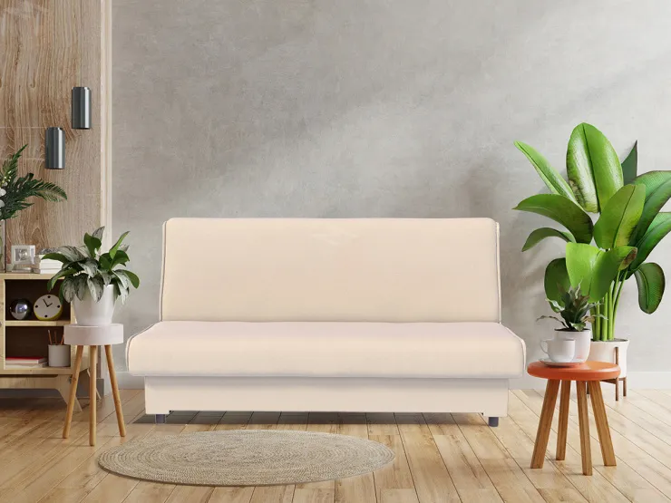 Диван книжка Фаворит велюр 16 бежевый