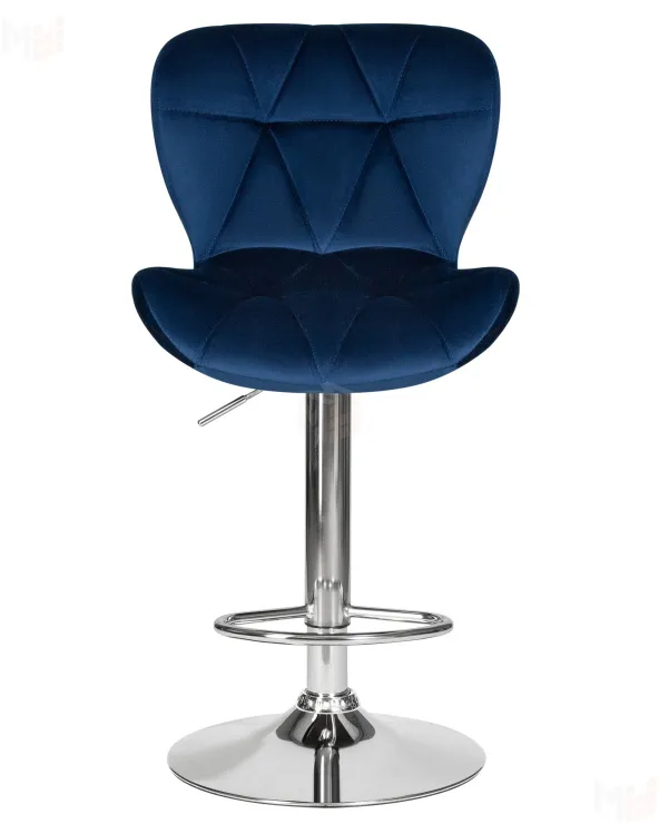 Стул барный DOBRIN BARNY (синий велюр (MJ9-117))
