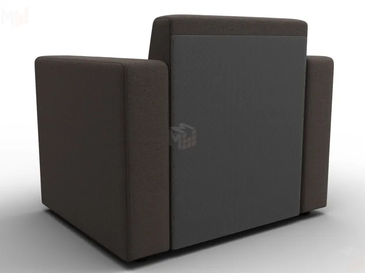 Кресло Лига-093 ( Амур 05 коричневый )