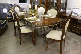 Столовая Джоконда корень дуба глянец