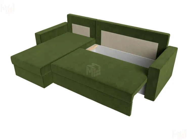 Угловой диван Траумберг Лайт левый угол (Зеленый)