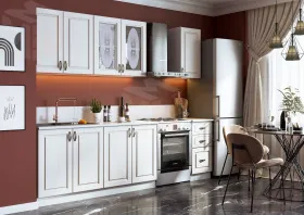 Кухня Констанция МДФ 2,0 компоновка №1 (сандал)