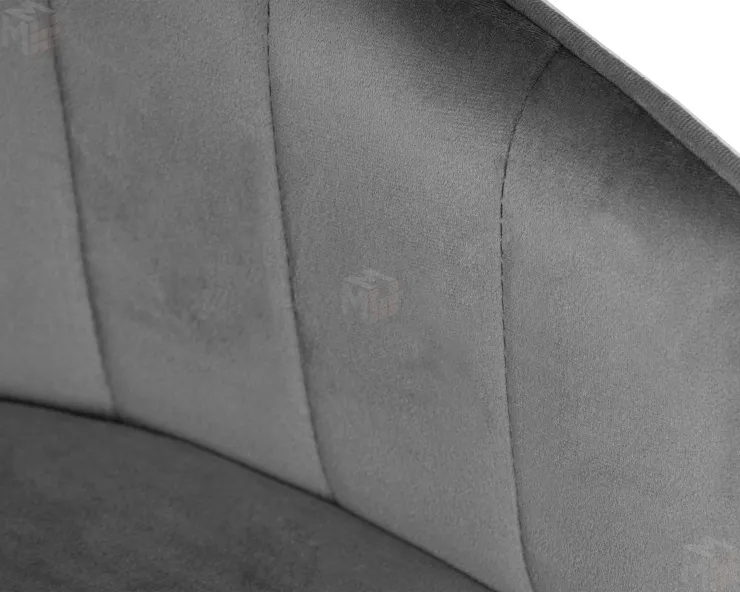 Стул барный DOBRIN DARCY BLACK (серый велюр (1922-19))