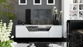 Тумба ТВ тип 4 Diamond (Белый глянец)