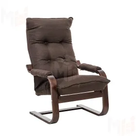 Кресло-трансформер Leset Оливер (Орех текстура/Malmo 28 (коричневый))