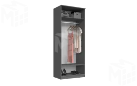 Шкаф Челси 2-х ств платяной (графит)