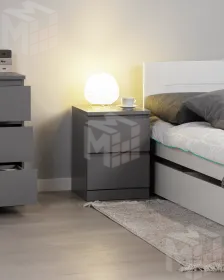 S01040 Варма 2 комод 40х54х40, серый