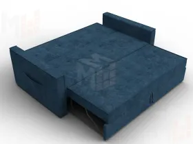 Диван прямой Лига-104 (160) ( BRUT 11 синий )