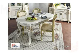 Гостиная Джоконда (сервант и комод), крем и крем/глянец