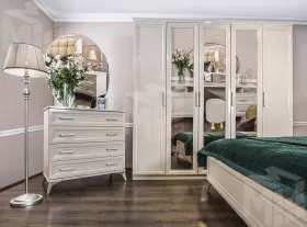 Спальня Нонна 5-ств мокко глянец