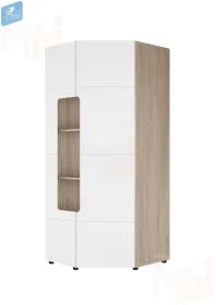 Шкаф угловой 45 градусов c полками Палермо-3 ШК-014