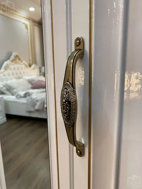 Шкаф Натали 4-дверный (2+2) без зеркал белый глянец