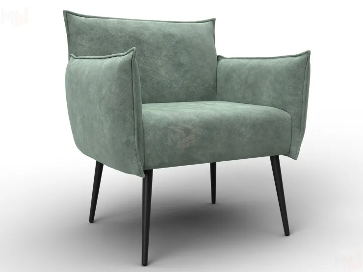 Кресло Лига-083 ( велюр BRUT 08 зеленый )