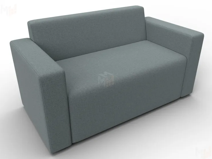 Диван прямой Лига-093 ( Амур 07 серый )