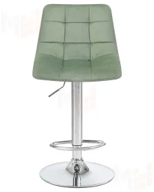 Стул барный DOBRIN TAILOR (пудрово-мятный велюр (MJ9-87))