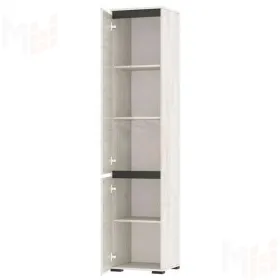 Пенал ГРЕТТА 2С  Дуб Крафт белый - Антрацит