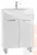Тумба под умывальник "Уют 60" Контраст без ящика Айсберг