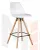 Стул полубарный DOBRIN RONNI (ножки светлый бук, белый (ZL-W-02))