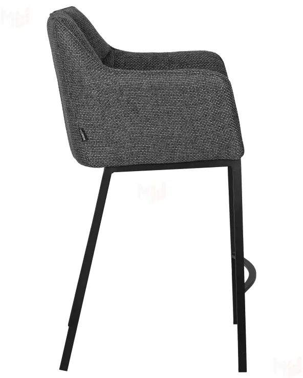 Стул полубарный DOBRIN LUCAS COUNTER (серая ткань (F-22))