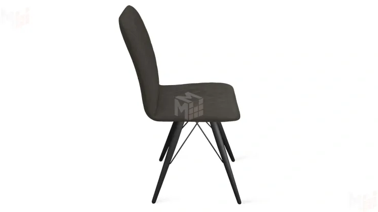 Стул Стенли К3 Черный муар, Велюр Confetti Stone