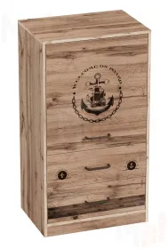 Тумба с дверцей и ящиками  Фрегат