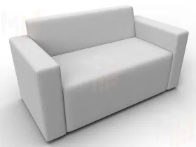 Диван прямой Лига-093 ( Белый )