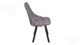 Стул Франк (паук) исп. 2 - ДП2-30 Черный матовый/Catania Lavender (лавандовый)