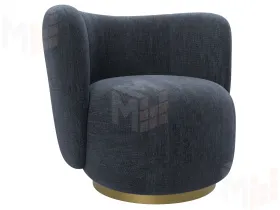 Кресло Лига-072 ( шенилл RIMINI 14 темно-серый )