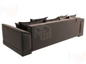 Диван прямой НордСтар НПБ ( SEVEN 727 коричневый )