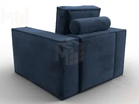 Кресло Лига-081 НПБ ( TOWER 13 синий )