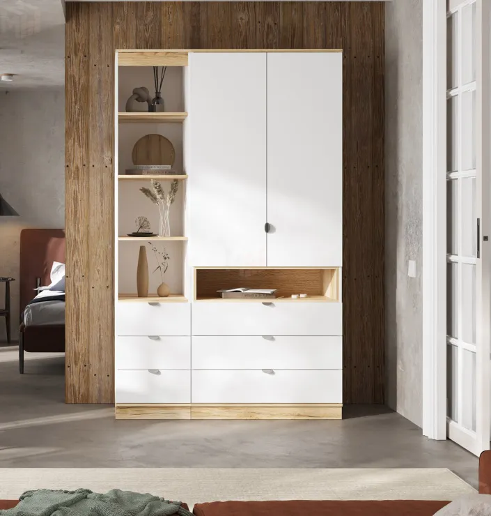 Шкаф 2-х створчатый Юкки ШК 3Я 900