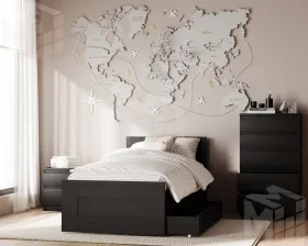 2.03.02.070.5 КАСТОР комод 5 ящиков RU Дуб Венге