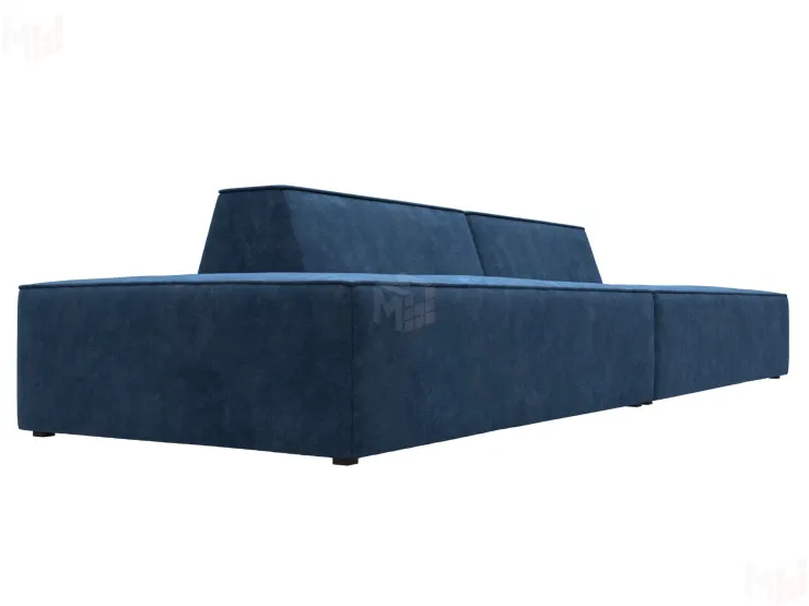 Диван прямой модульный Монс лофт ( BRUT 11 синий )