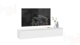Тумба ТВ Глосс - ТД 319.03.11 Белый глянец, Стекло Белый глянец