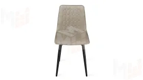 Стул Хьюго К1С Черный муар, Велюр Confetti  Smoke