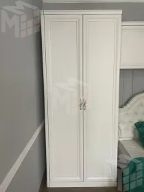 Шкаф детский Мишель 2-ств без зеркал белый матовый