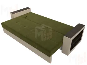 Диван прямой Дубай Лайт ( Зеленый;Бежевый )