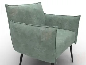 Кресло Лига-083 ( велюр BRUT 08 зеленый )