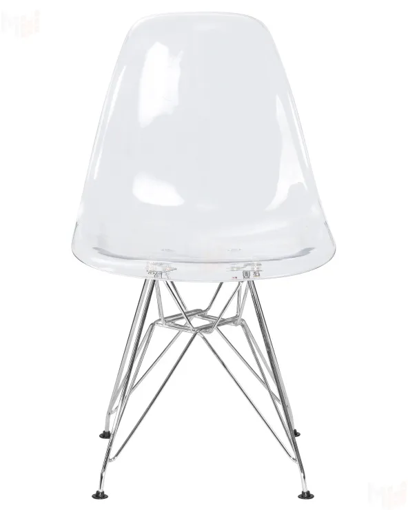 Стул обеденный DOBRIN DSR CASPER (ножки хром, цвет прозрачный)