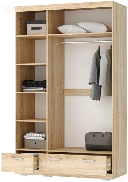 Шкаф СОНАТА ШСЗ-1350 Дуб Сонома-Сакраменто