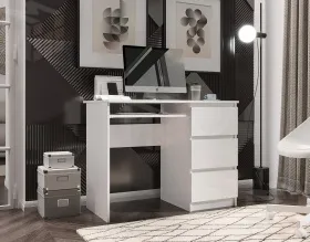 Стол компьютерный Челси (белый)