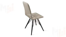 Стул Аспен К3 Черный муар, Велюр Confetti Smoke