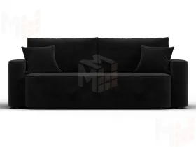 Диван прямой Лига-118 НПБ ( SEVEN 35 черный )