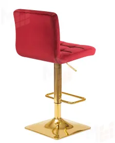 Стул барный DOBRIN GOLDIE (бордовый велюр (MJ9-43))
