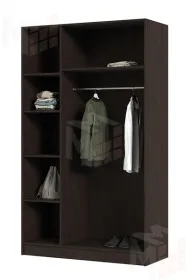 Шкаф 3-х створчатый Басса ШК 557 венге - дуб белфорт